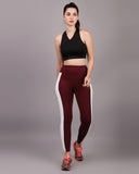 Gym Leggings - Maroon