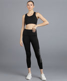 Athletic Leggings - Black and White