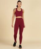 Utility Leggings - Maroon