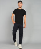 Men's Casual Joggers - Navy Blue