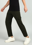 Men's Casual Joggers - Olive Green