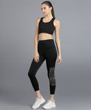 Athletic Leggings - Black and White