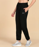 Oversized Track Pants - Black