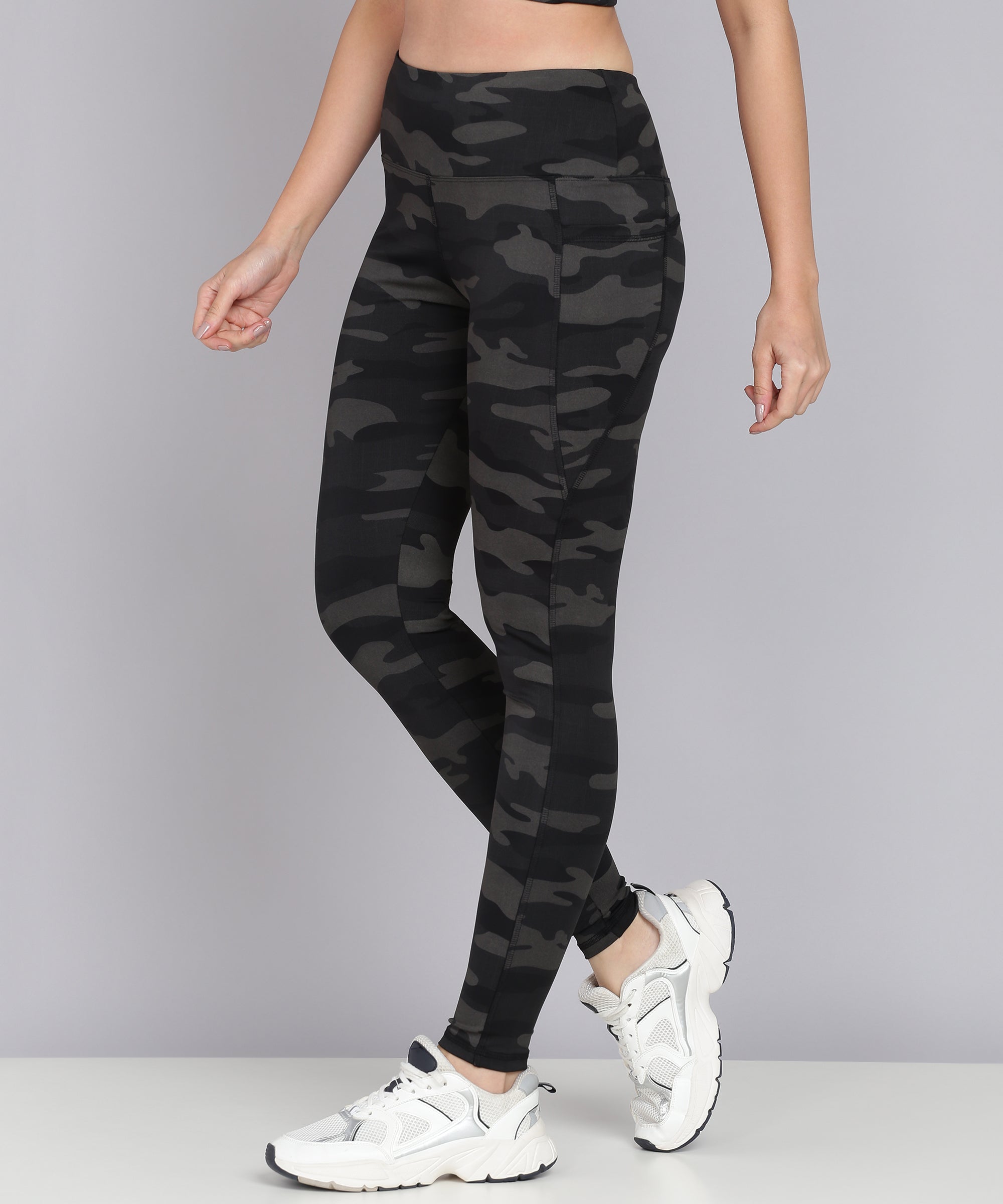 Utility Leggings - Dark Camouflage