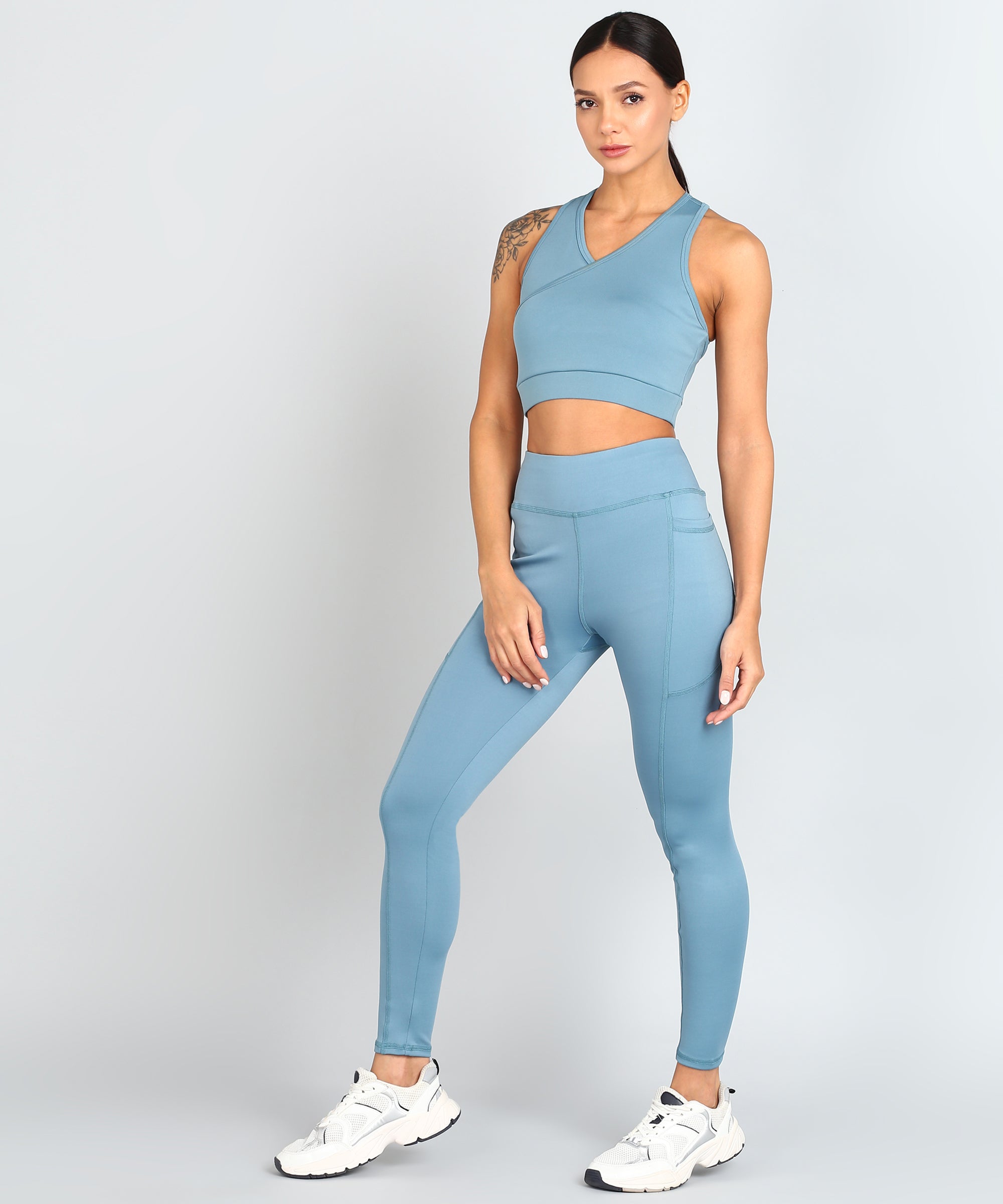 Utility Leggings - Ice Blue