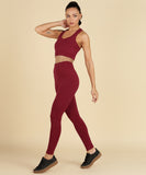 Utility Leggings - Maroon