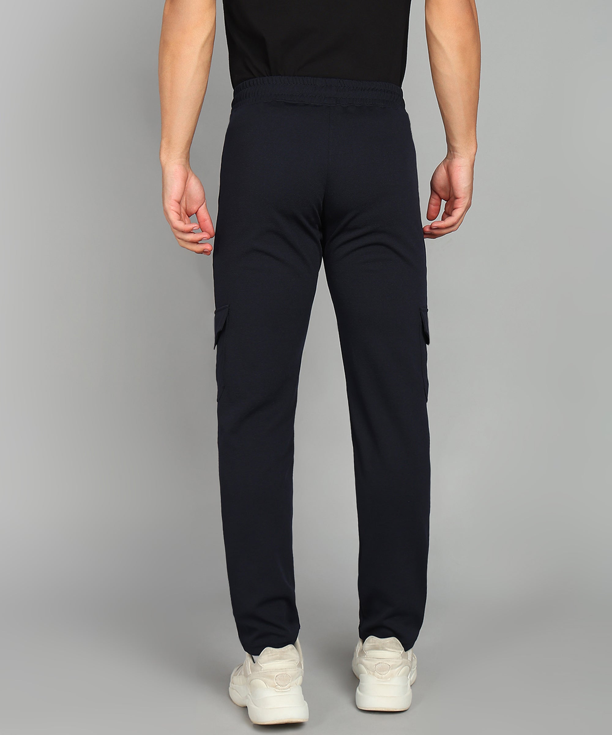 Men's Casual Joggers - Navy Blue