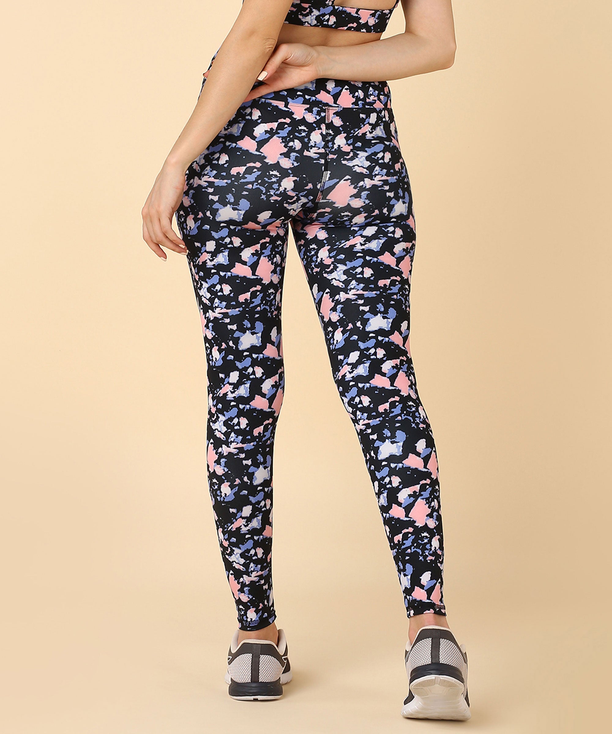 Black Galaxy Printed Leggings