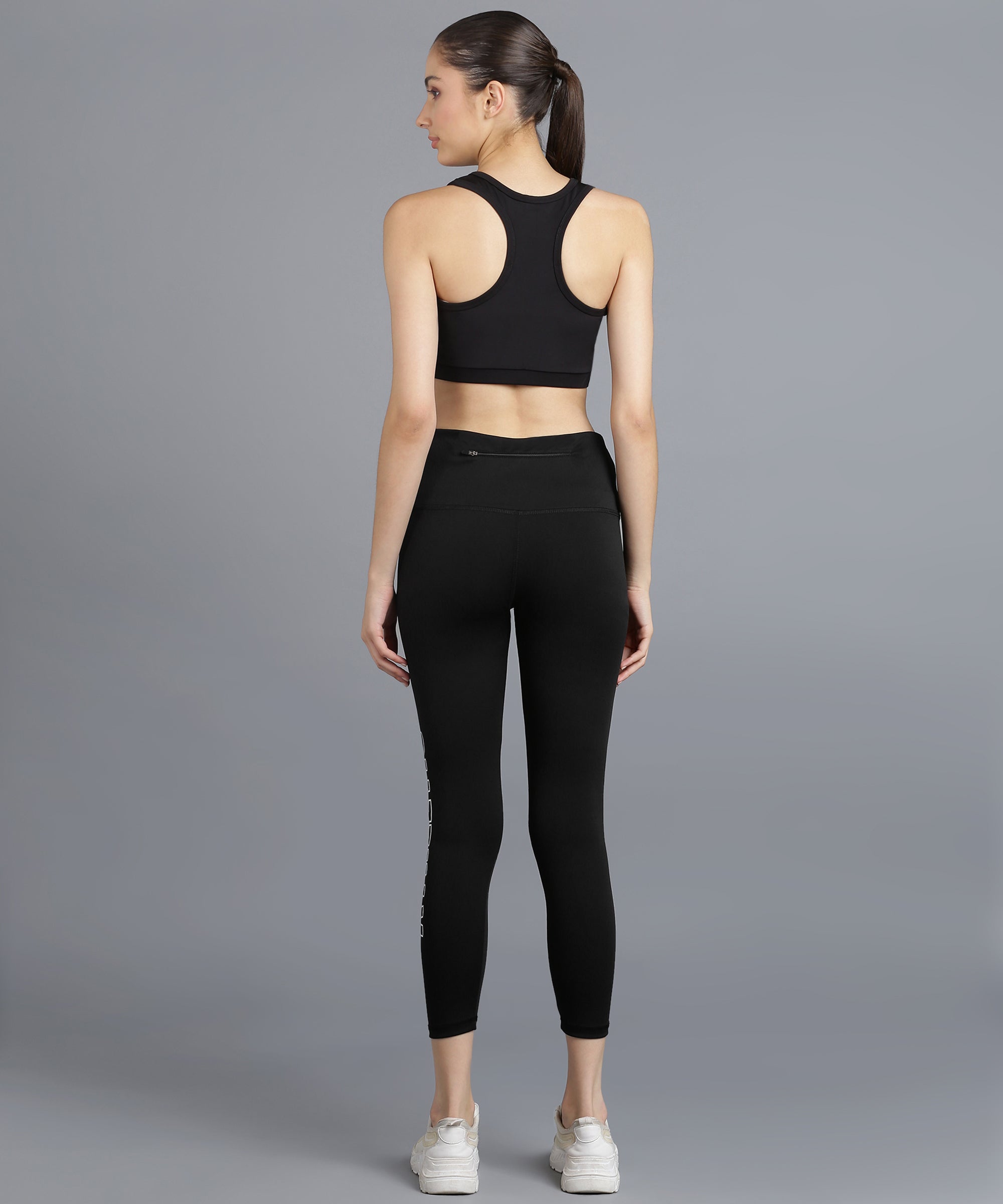 Athletic Leggings - Black and White