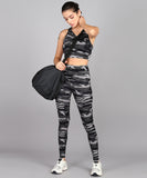 Grey Camouflage Leggings