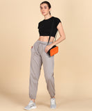 Oversized Track Pants - Grey
