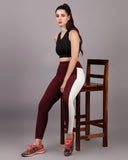 Gym Leggings - Maroon