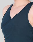 Cross Back Sports Bra - Blue