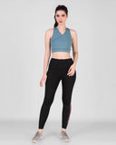 Cross Back Sports Bra – Ice Blue