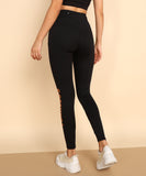 Fearless Leggings - Black and Orange