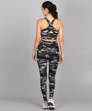 Grey Camouflage Leggings