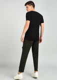 Men's Casual Joggers - Olive Green