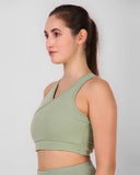 Cross Back Sports Bra - Pista