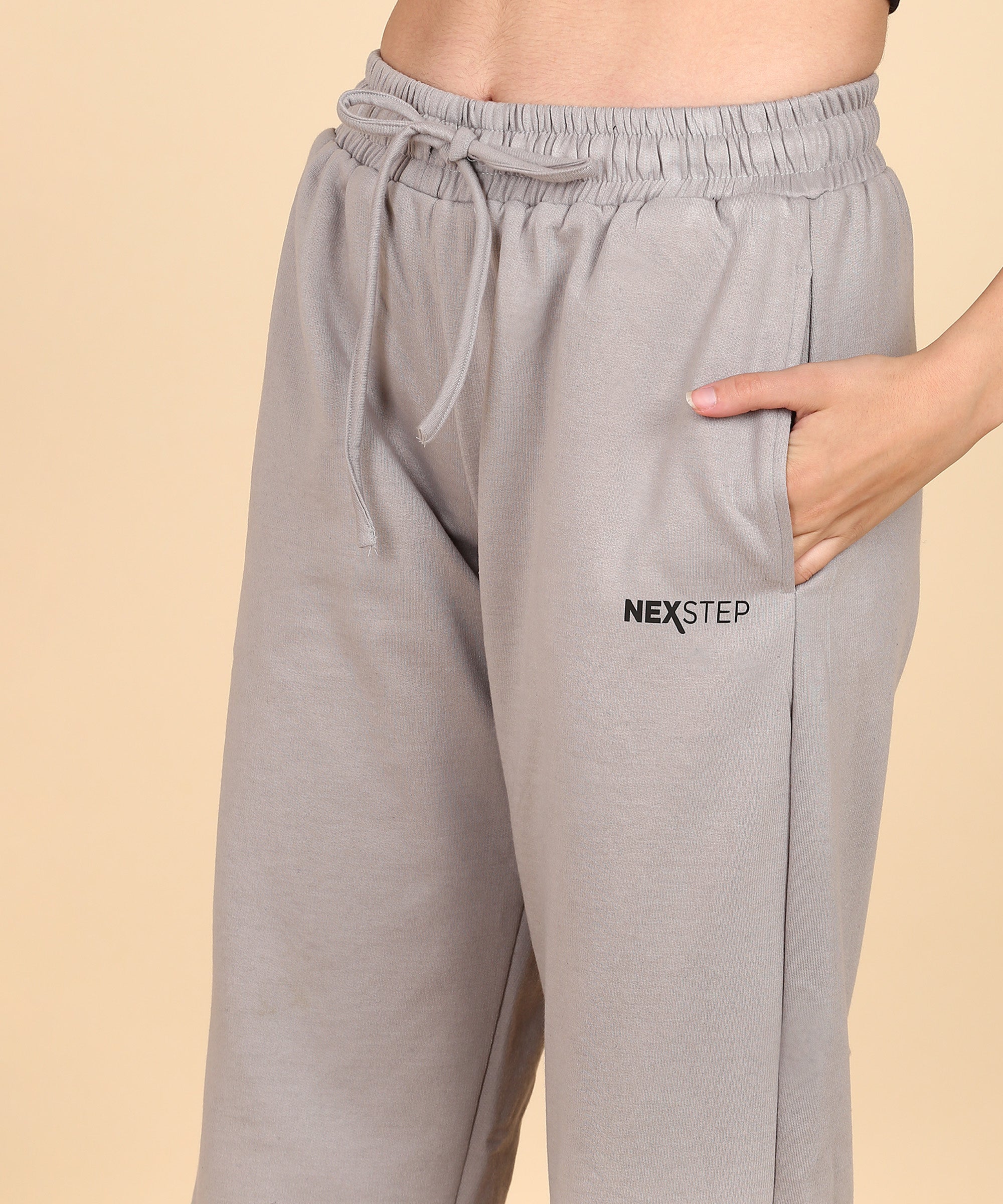 Oversized Track Pants - Grey