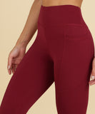 Utility Leggings - Maroon