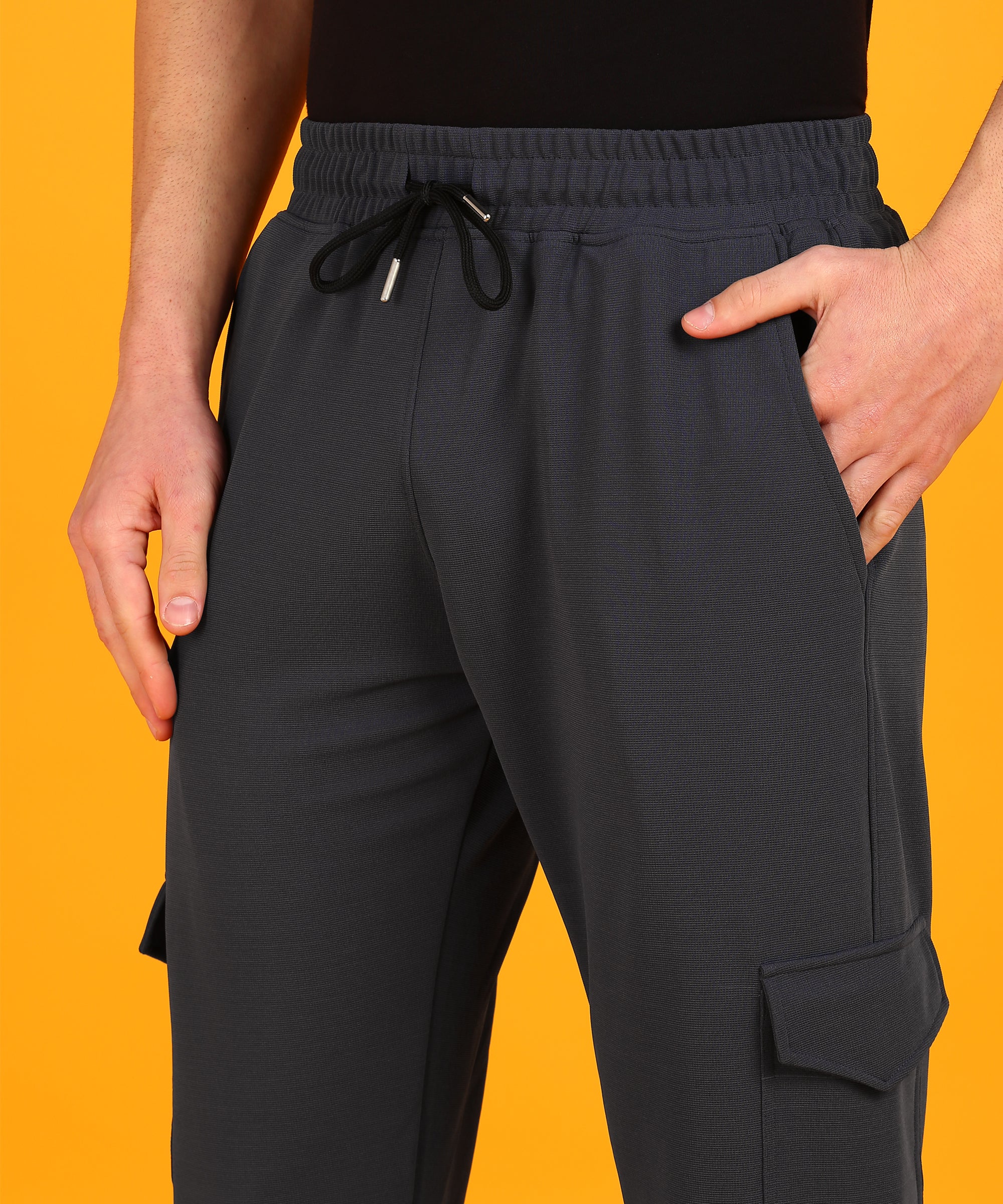 Men's Casual Joggers - Dark Grey