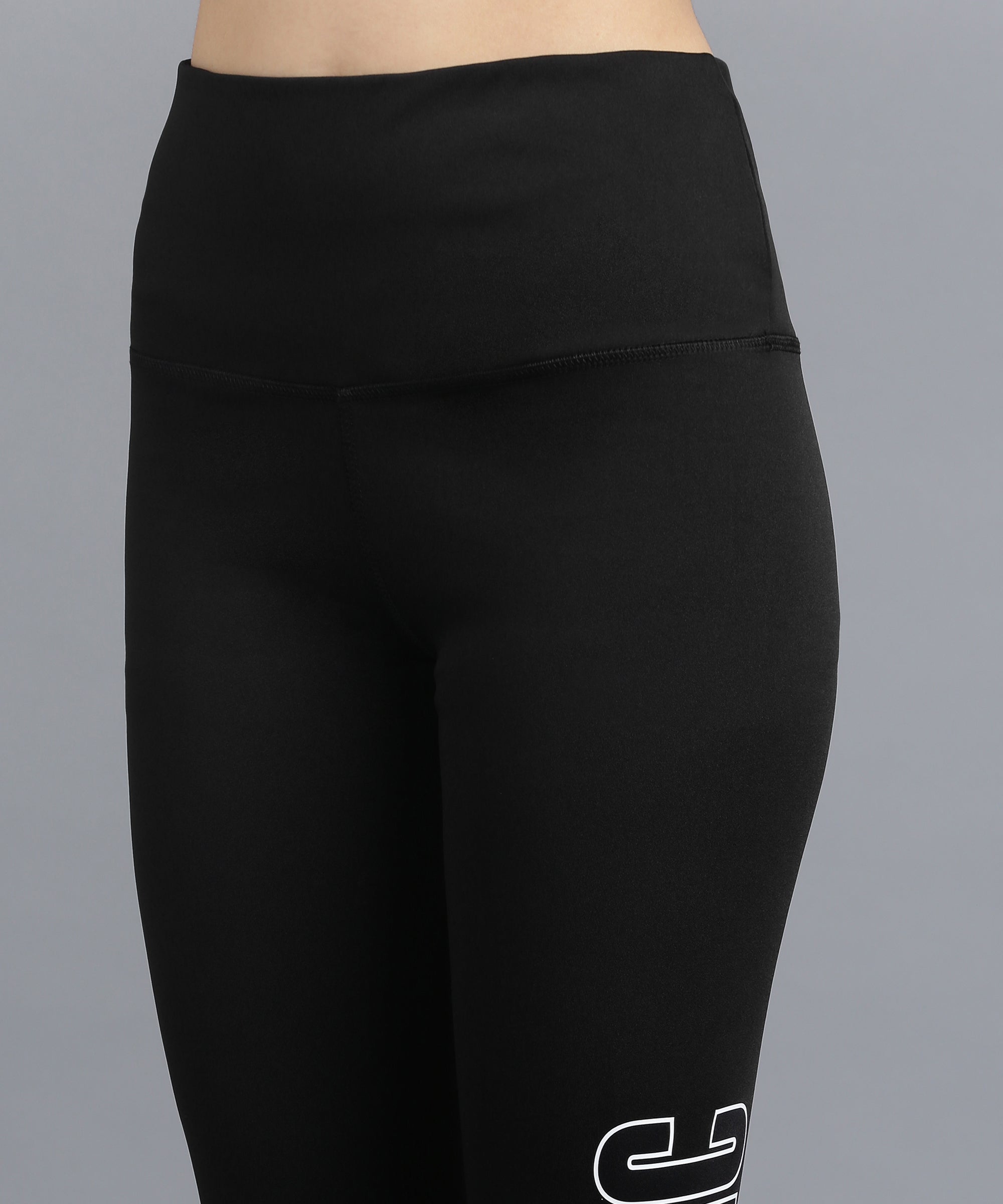 Athletic Leggings - Black and White