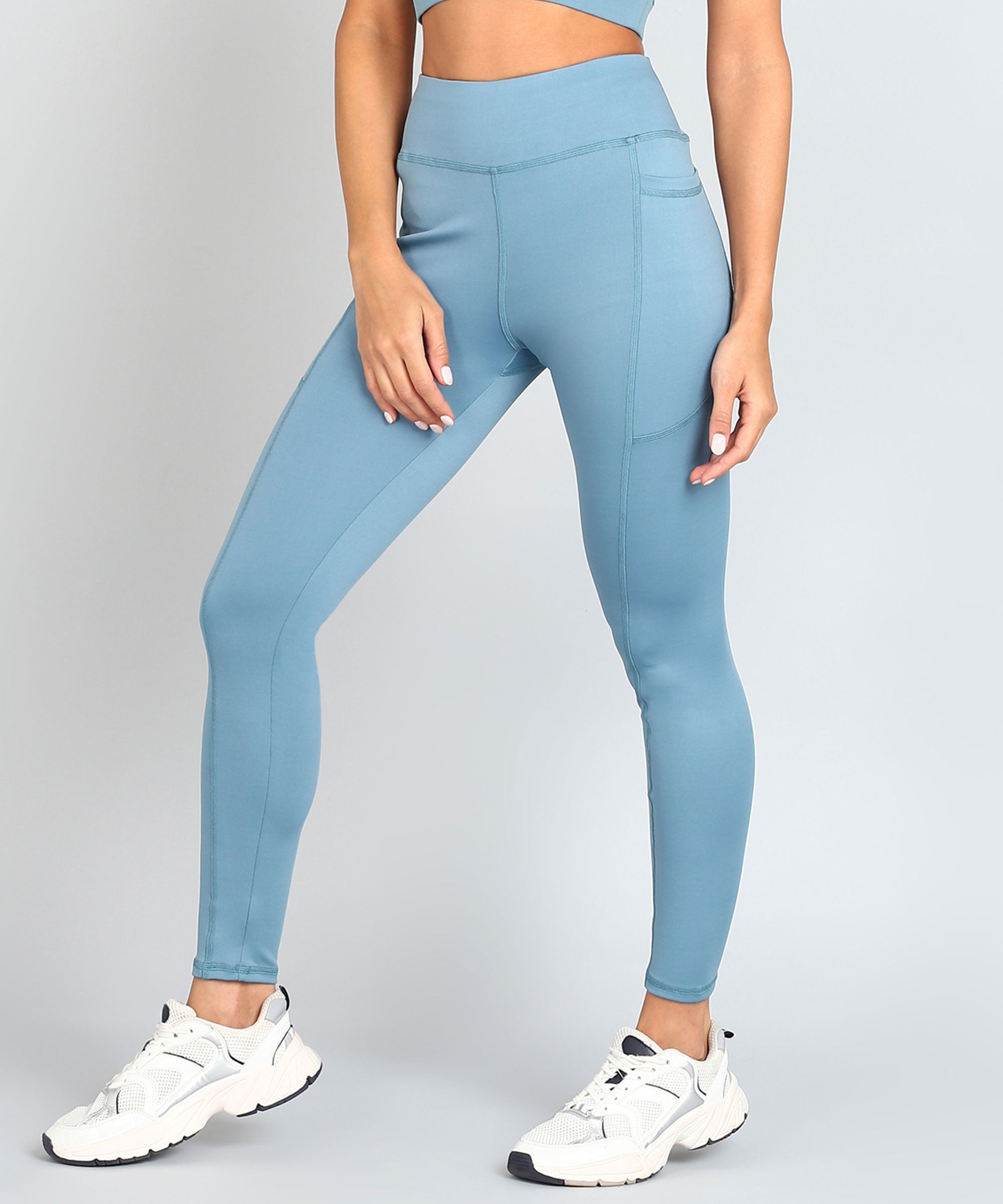 Utility Leggings - Ice Blue
