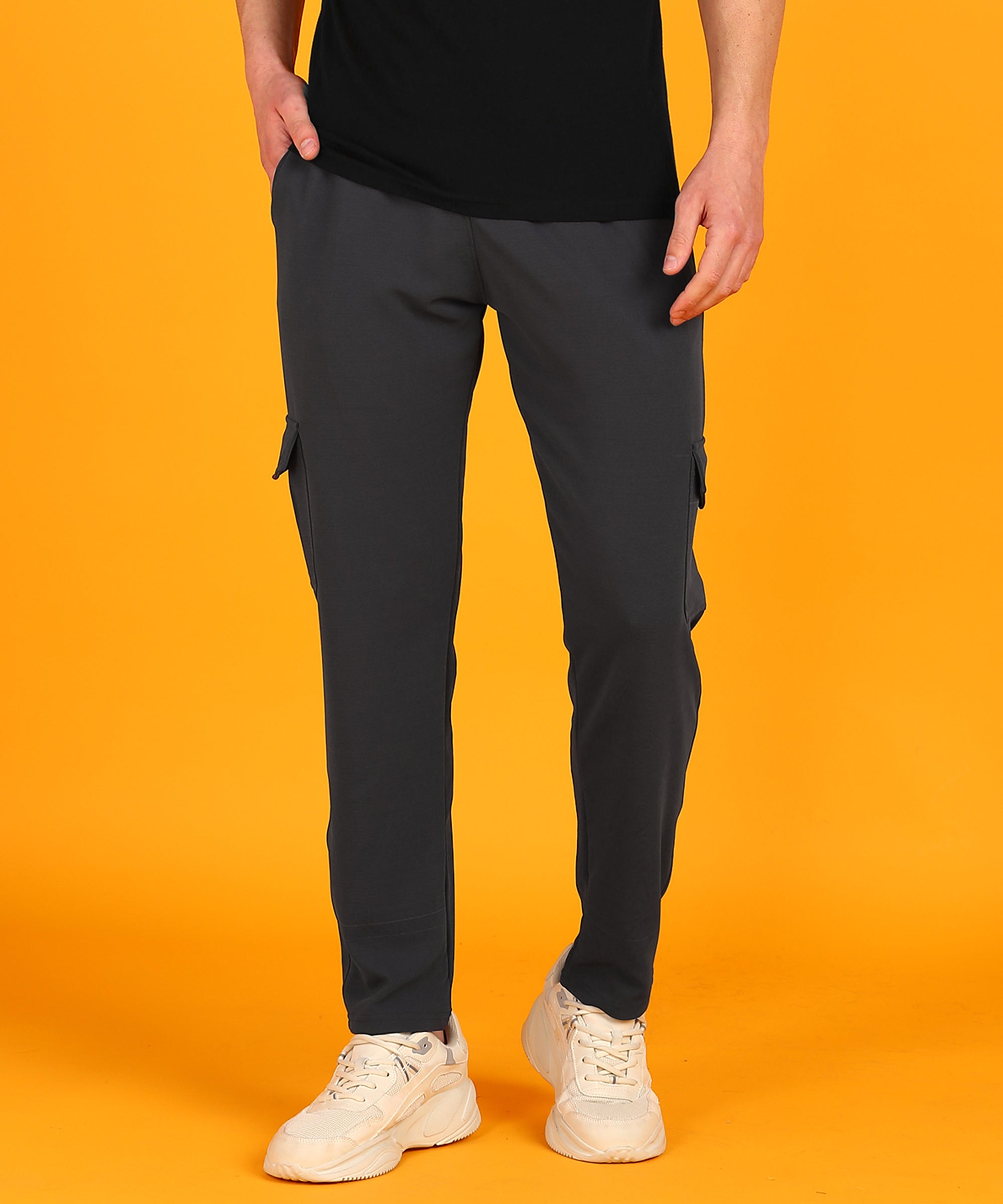 Men's Casual Joggers - Dark Grey
