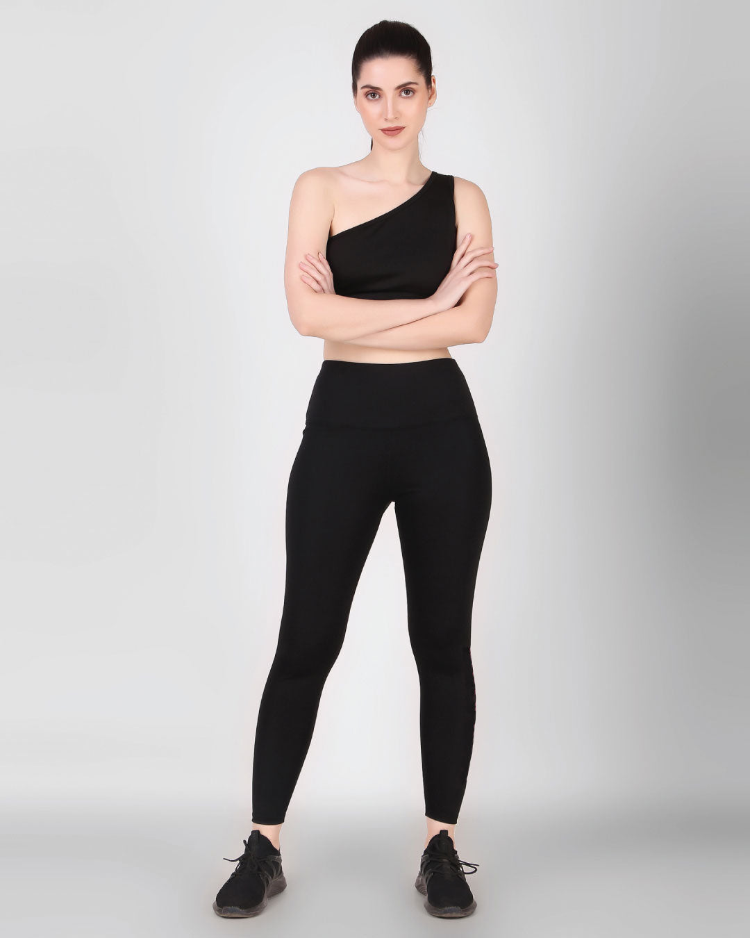 Solid Black Training Leggings