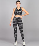 Grey Camouflage Leggings