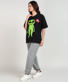 Green Alien Oversized T-shirt