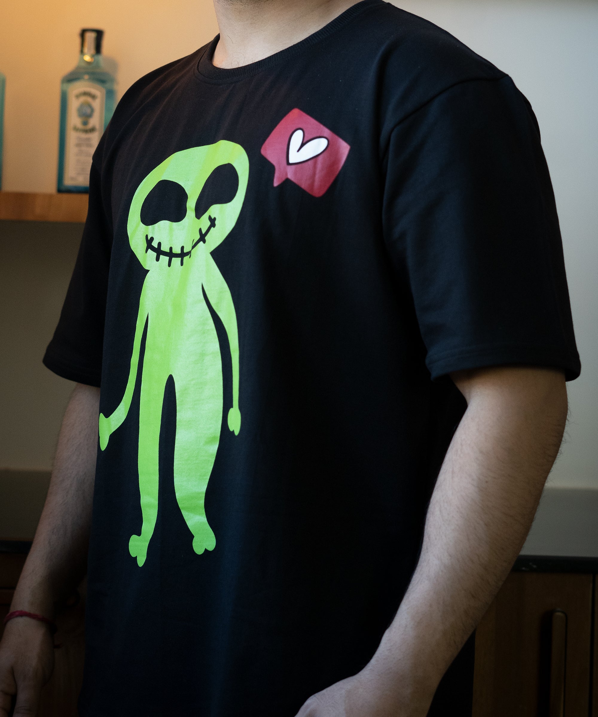 Green Alien Oversized T-shirt - Limited Edition