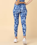 Ocean Blue Printed Leggings