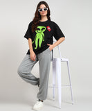 Green Alien Oversized T-shirt