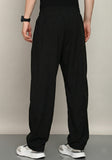 Men's Loose-Fit Track Pants - Black