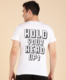 Hold your head Up Tee - White