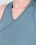 Cross Back Sports Bra – Ice Blue