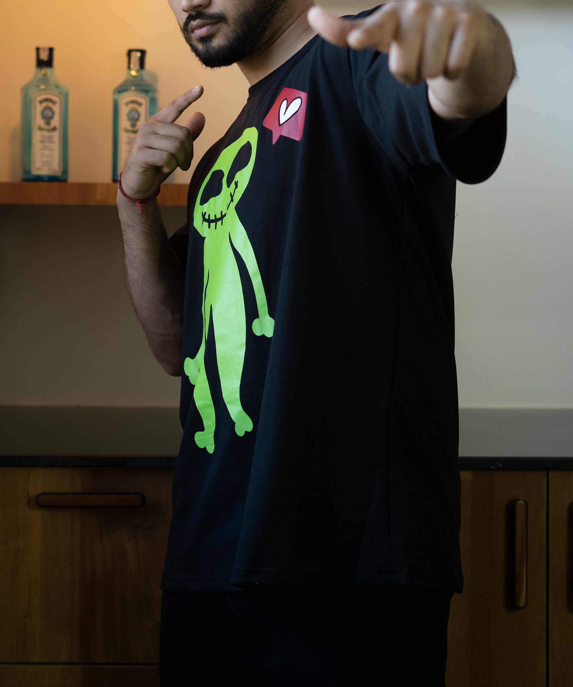 Green Alien Oversized T-shirt - Limited Edition