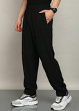 Men's Loose-Fit Track Pants - Black