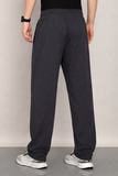 Men's Loose-Fit Track Pants - Dark Grey