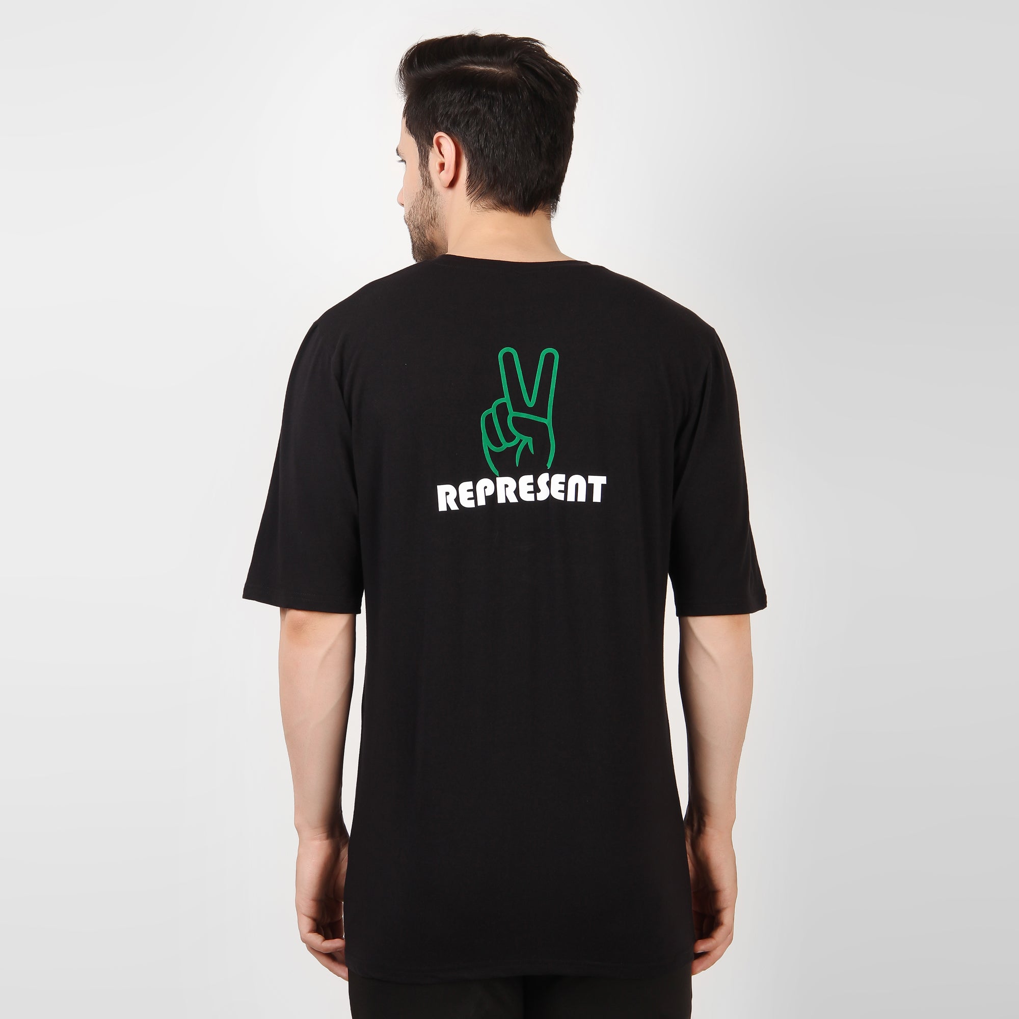 Good Vibes Only Oversized Tee - Black